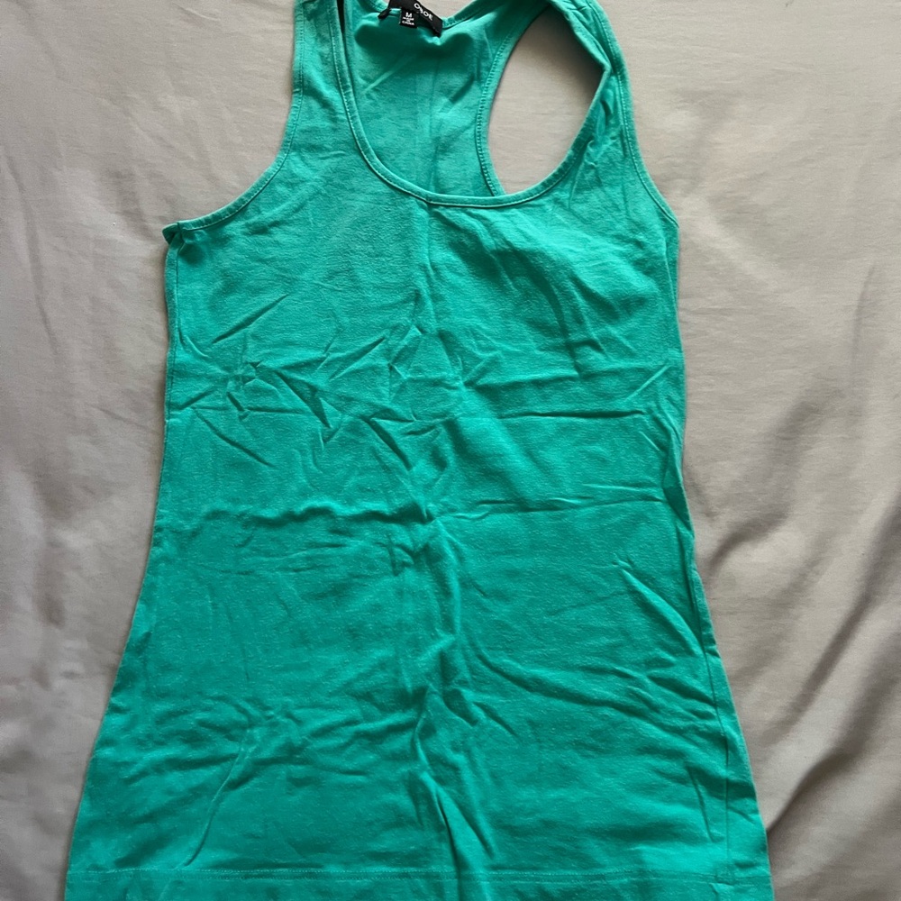 Teal Racerback Tank Top